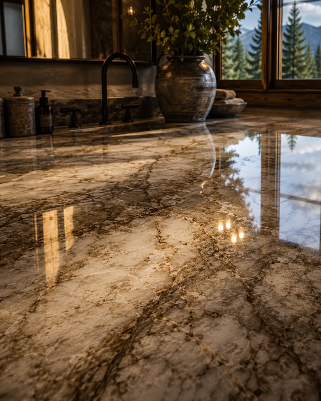 Elite Tile and Stone — polished natural stone restoration in North Idaho