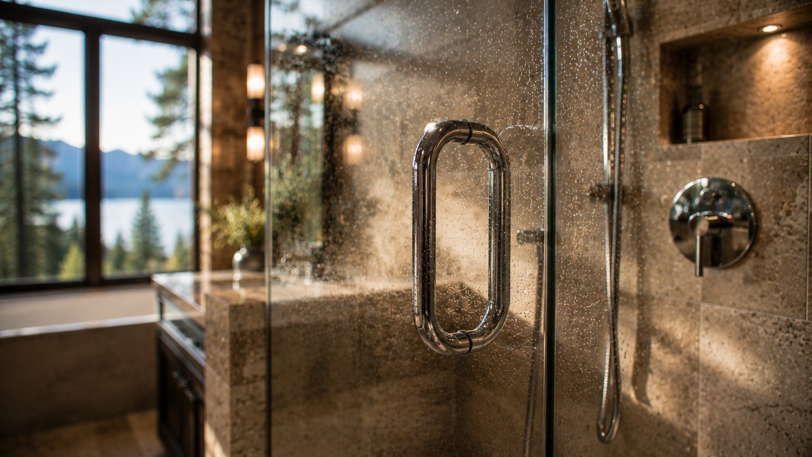 Glass and stone hard-water restoration