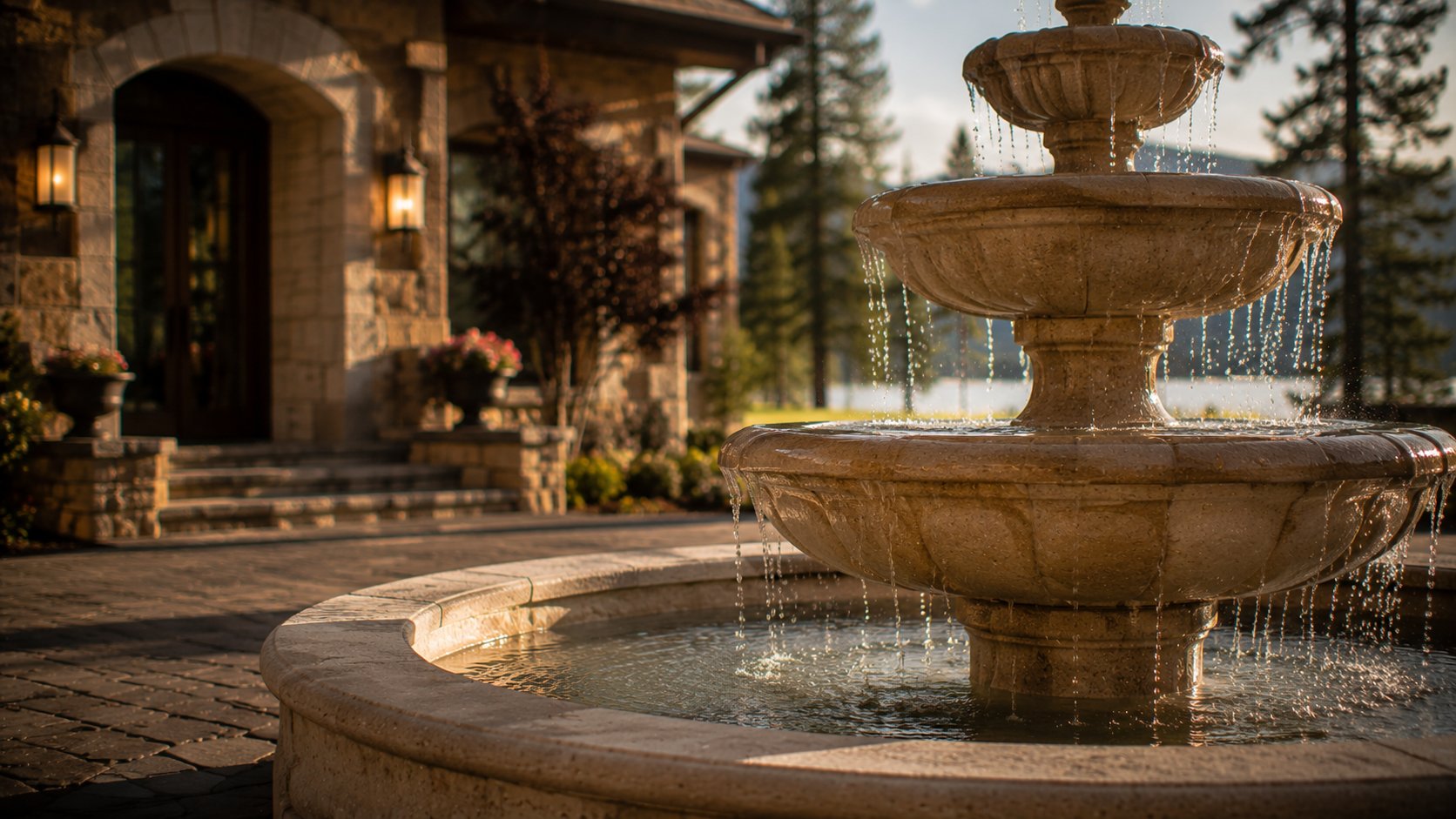Fountain stone restoration