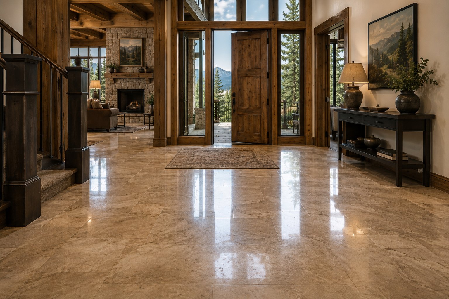 Elite Tile and Stone — Stone Floor · Entryway