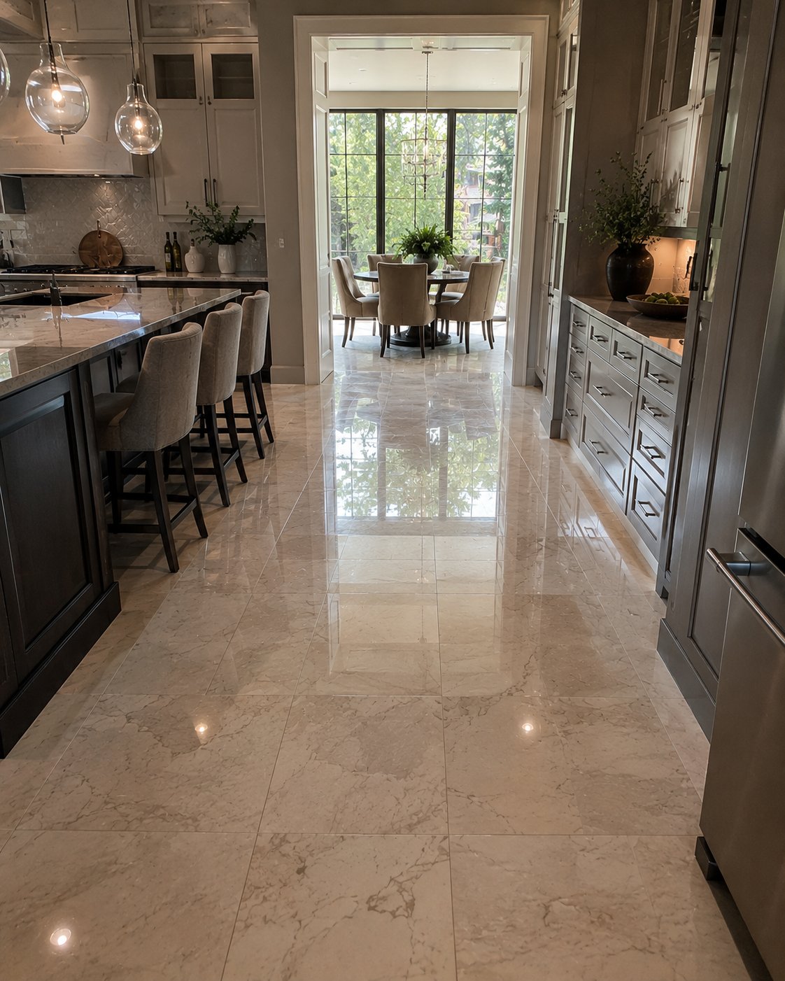 Stone and tile restoration in Hayden, Idaho