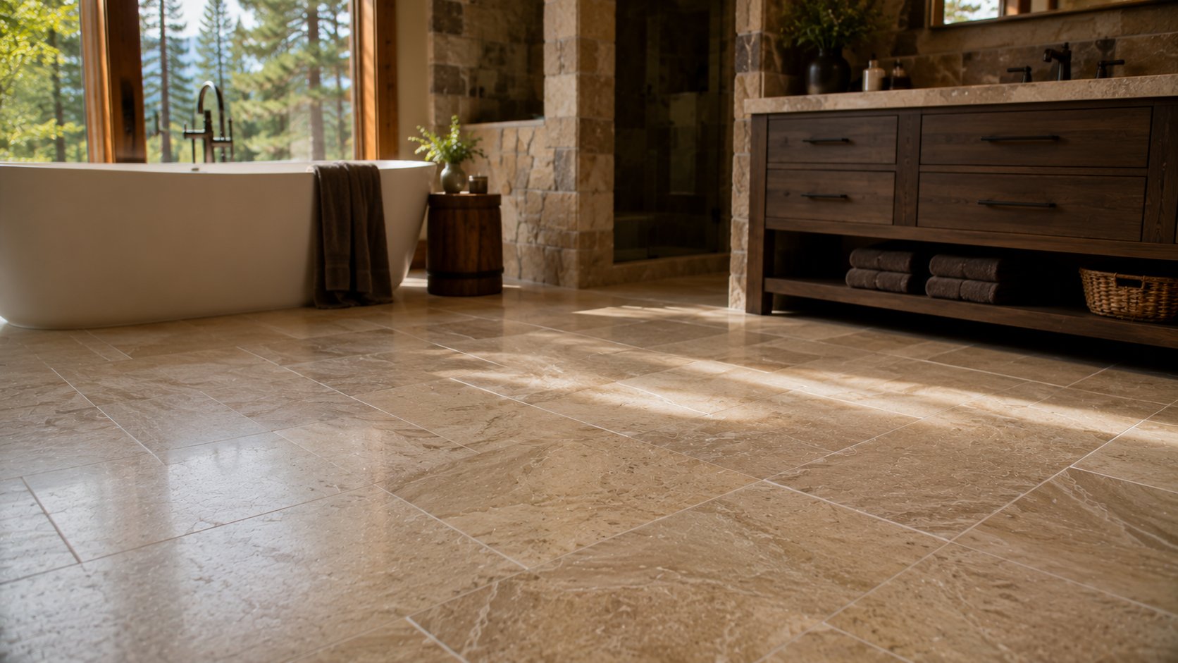 Tile and grout restoration
